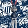 Conejo con gesto personalizado Alianza Lima